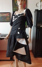 Cocktail Kleid, schwarz-weiß