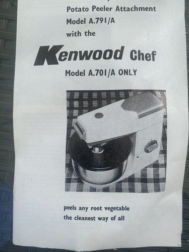 Kenwood chef kartoffelschäler - kenwood,