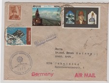Nepal Brief Deutsche Everest Lhotse Expedition 1972 MIT POSTLÄUFER