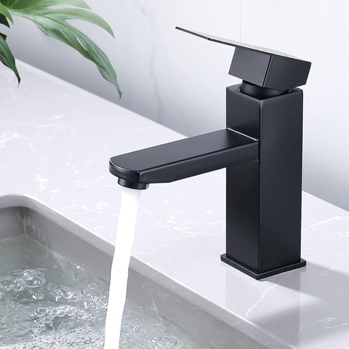 Elegante schwarze badarmatur - elegante,