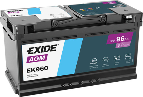 Exide ek960 agm 96ah - ek960,