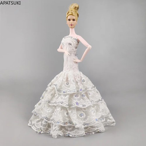 Weiß silber hochzeitskleid - weiß,