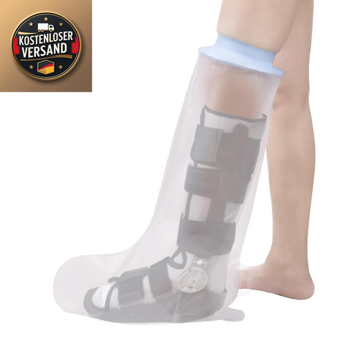 Duschschutz bein gips - bein,