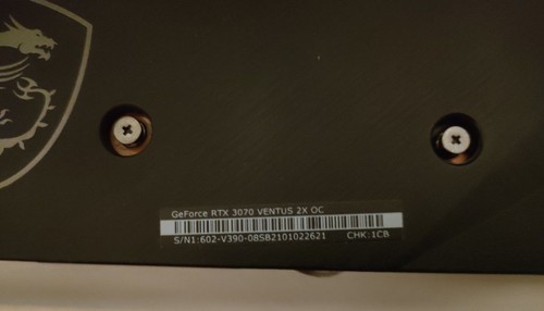 Msi geforce rtx 3070 ventus - ventus, 2x