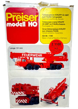 Preiser 1100 Autokran Teleskopkran KRUPP 35 GMT fertiger Bausatz H0 HO 1:87