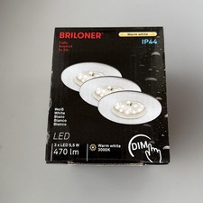 Briloner 3er Set Rund LED