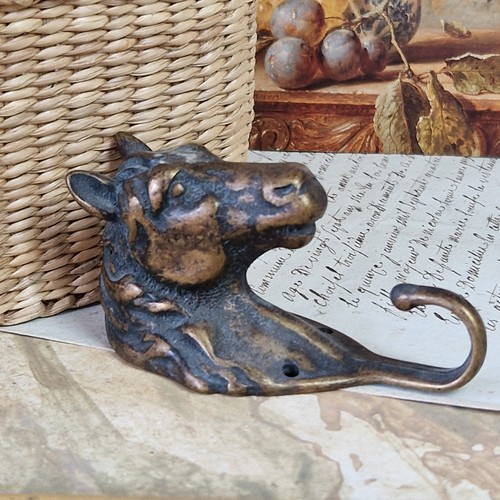 Kleiderhaken mit pferdekopf - mit,