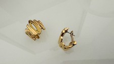 Pierre Lang Creolen Ohrringe Gold Klappverschluss