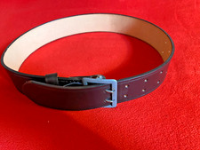 Gürtel Koppel 2-Dorn Ledergürtel Lederkoppel Polizeikoppel  70 cm Polizei
