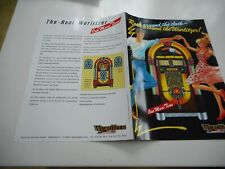 4-seitiger Deutscher Flyer für Wurlitzer Musikboxen One more Time Singles