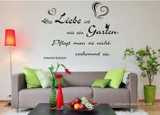 Wandtattoo: Die Liebe ist wie