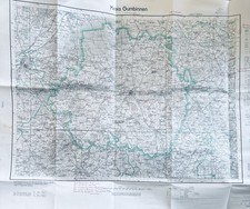 Landkarte - Kreis Gumbinnen