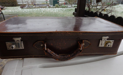 Alter koffer vintage 50er - koffer,