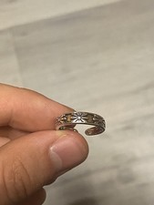 Y2k Ring Blumen Vintage 925 Sterling Silber Damen Herren