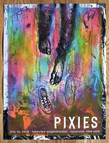 Pixies konzertposter siebdruck - konzertposter,