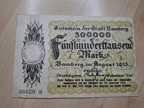Notgeld bamberg bayern - notgeld,