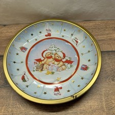 Weihnachtsteller Blech Dessert