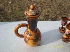 Russisches holzgeschirr krug - ,