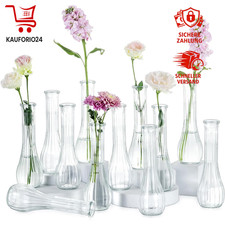 Kleine Glasvasen 12 Stück