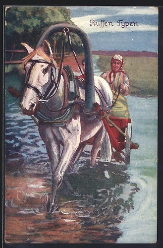 Künstler russen typen - künstler-ak,