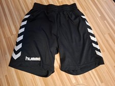 Hummel - bequeme, kurze Fitnesshose - schwarz - Gr. 164