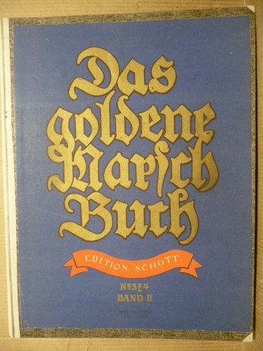 Musiknoten das goldene - ",