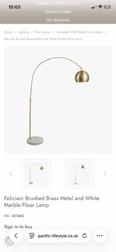 Pacific lighting stehlampe - lighting,