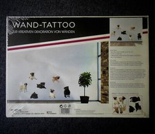 Wandtattoo Mops Möpse Hund