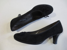 PAUL GREEN bequeme Pumps 5 38 Velour Leder schwarz TIP TOP /27n