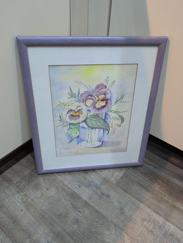 Original aquarell blumen - original,