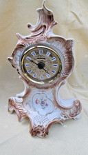 Sitzendorf Porzellan/ Kaminuhr , Rokkoko stil, funktionaler , guter Zustand