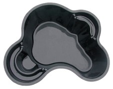 Mittelgroßer Gartenteich aus glasfaserverstärktem Polyester GFK