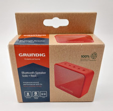 Grundig IPX5 GBT Solo+ Musik Bluetooth Lautsprecher Box Stereo Rot 35W #KT8534X