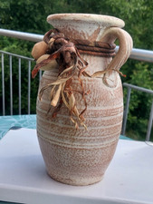 VASE / BLUMENVASE -  TON - 24 cm hoch - sehr schön;