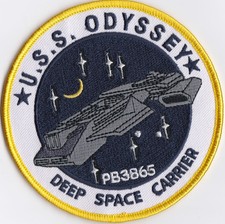 Stargate Abzeichen USS Odyssey Stargate USS Odyssey Replica Patch