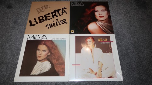 Milva schallplatten box - schallplatten,