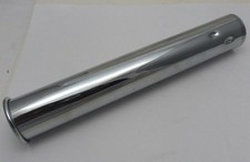 Auspuffblende Überrohr - Endrohr 35 mm Ø messing verchromt, VW Käfer Karmann NOS