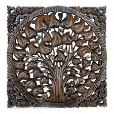 Holz schnitzerei wandbild - holz,