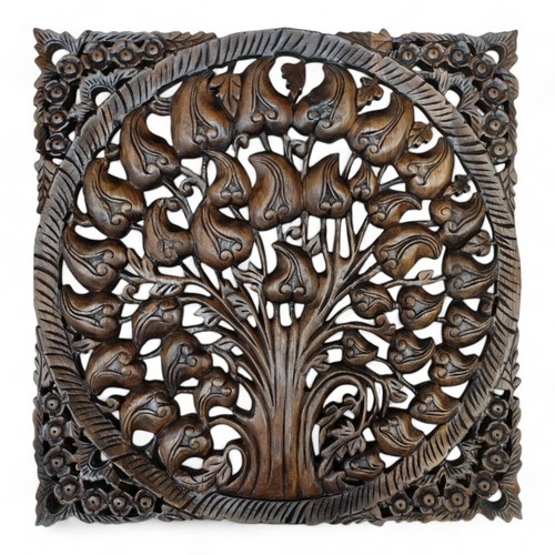 Holz schnitzerei wandbild - holz,