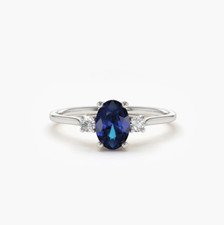Goldring 14K 585 Weissgold