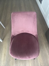 Esszimmer 6er Set Linares Samt Stuhl Violett Esszimmerstuhl