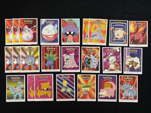 24x pokemon sticker - pokemon,