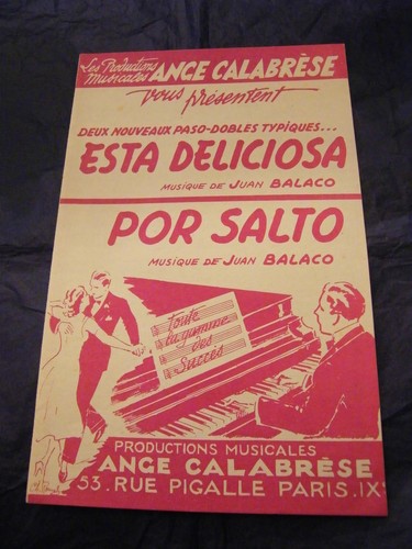 Partition esta deliciosa juan - deliciosa,