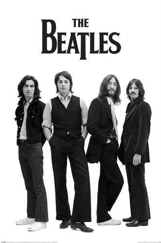 The beatles music poster - music,