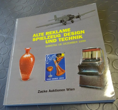Alte reklame auktionskatalog - reklame,
