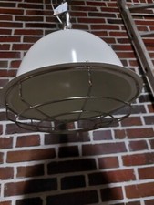 Schöne Collectione Deckeleuchte Pendel Lampe Ø 35 cm Maritim Weiß mit Gitter