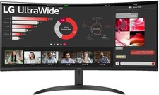 LG UltraGear 34WR50QK-B 34 Zoll QHD Monitor 5 ms Reaktionszeit 100 Hz