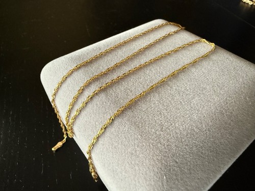 Kordelkette aus 585er gelbgold - kordelkette,