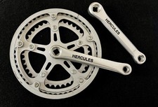 Crankset Vintage Klassik Rennrad Fahrrad Kurbeln Kurbelsatz Kettenblatt 42 / 52
