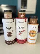 Foodspring Protein Set UVP Neu Shape Shake Clear Whey Protein Cream Diät Fitness